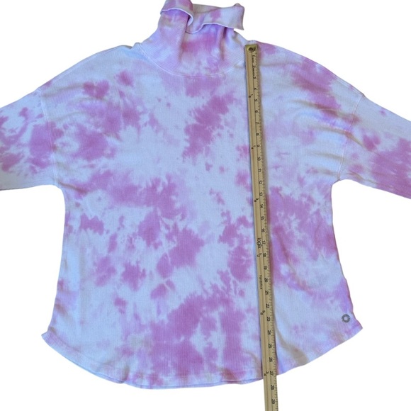 Calvin Klein Performance Pink Tie-Dye Turtleneck Sweater 2X 🩷 - Picture 5 of 9